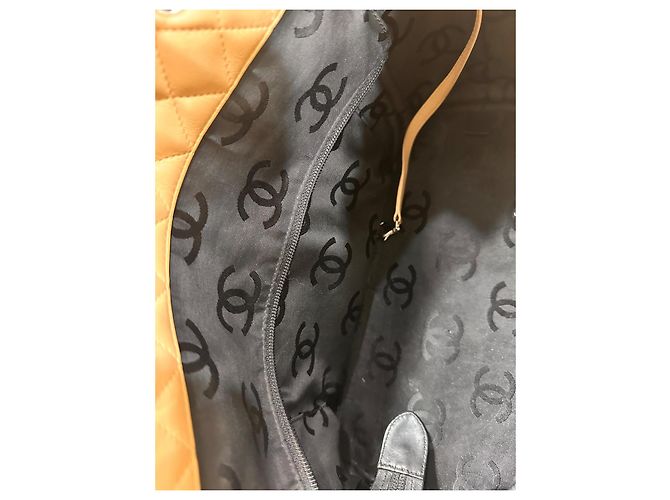 Borsa Tote Chanel Cambon Ligne Marrone Pelle - vista 15