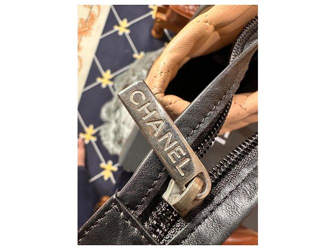 Borsa Tote Chanel Cambon Ligne Marrone Pelle - vista 16