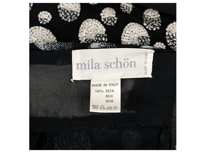 Autre Marque Falda de cuentas Mila Schön Negro - vista 11