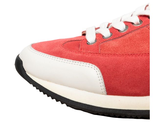 Sneakers basse con logo H di Hermès Rosa - vista 7