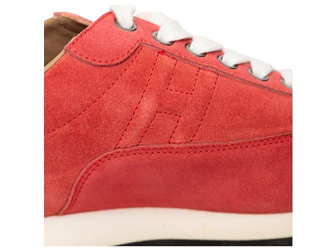 Sneakers basse con logo H di Hermès Rosa - vista 8