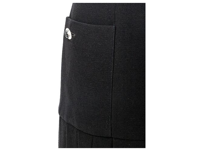 Timeless Falda plisada de Chanel Boutique Negro - vista 11