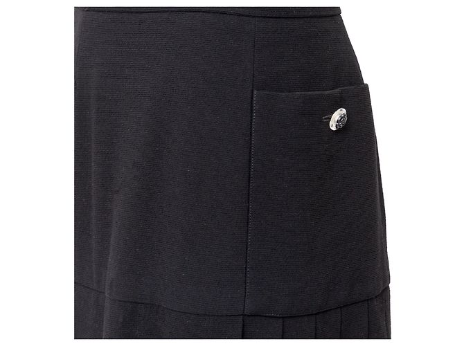 Timeless Falda plisada de Chanel Boutique Negro - vista 8