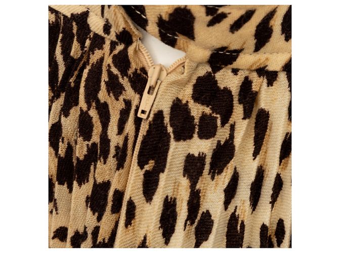 Falda plisada con estampado de leopardo Valentino Miss V Multicolor - vista 8