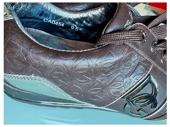 Dolce & Gabbana Chiusura DG marrone argentata Marrone scuro - vista 4
