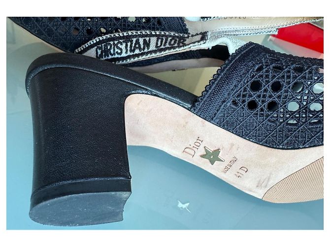 Sandali con tacco e fiocco Christian Dior - vista 6