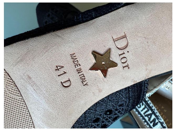 Sandali con tacco e fiocco Christian Dior - vista 7