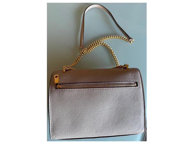 Borsa Louis Vuitton Mylockme BB Rosa Beige Pelle - vista 8