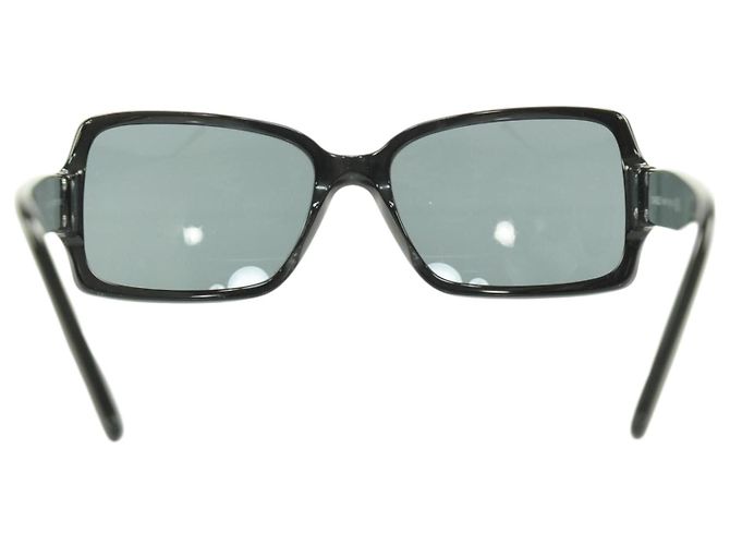 Occhiali da sole pieghevoli Chanel CC Logo Nero Argento 5030 - vista 6