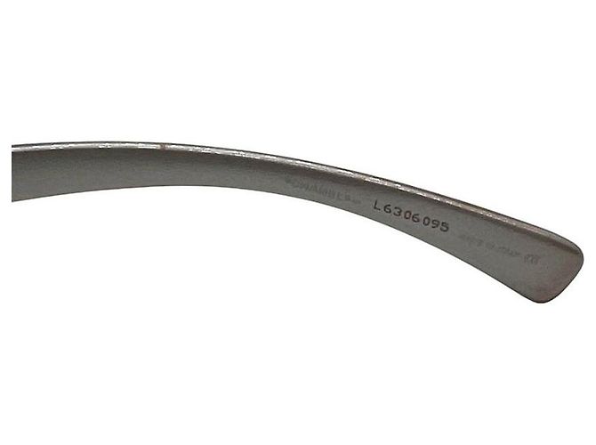 Chanel CC Logo silberne graue randlose Sonnenbrille 4037 - Ansicht 5