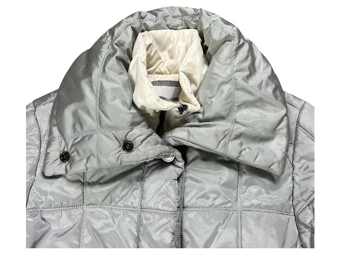 Chaqueta Chanel Sport de algodón gris 36 - vista 4