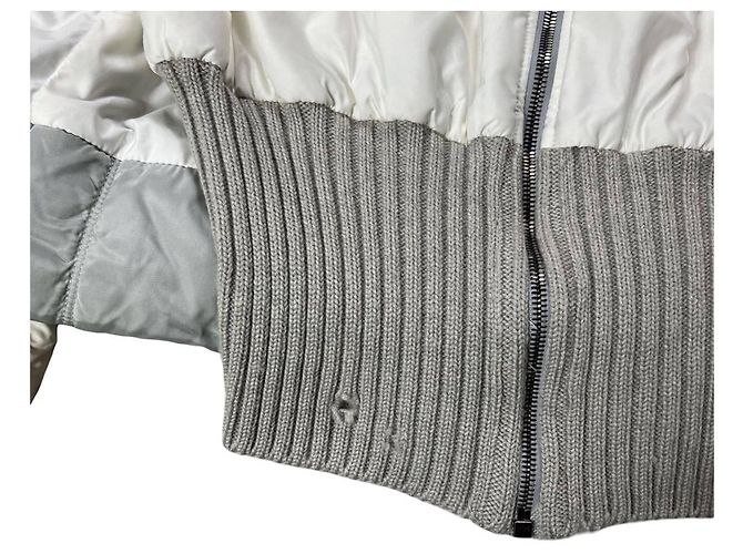 Chaqueta Chanel Sport de algodón gris 36 - vista 5