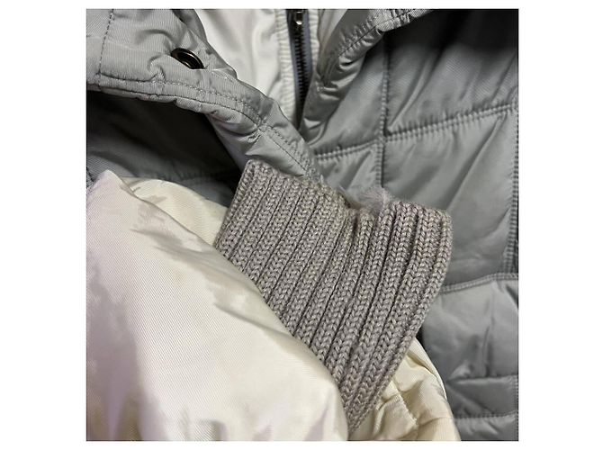 Chaqueta Chanel Sport de algodón gris 36 - vista 7