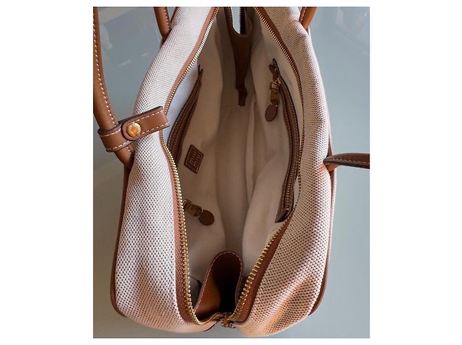 Borsa a mano Miu Miu Brandy Beige e Marrone Scuro Pelle - vista 10