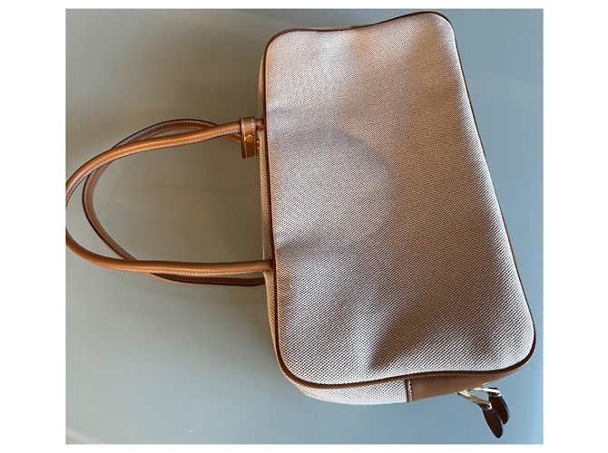 Borsa a mano Miu Miu Brandy Beige e Marrone Scuro Pelle - vista 13
