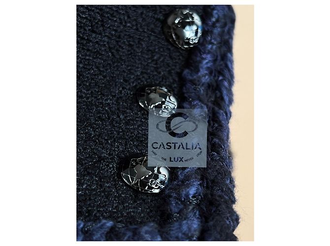 Chanel Ikonische schwarze Tweedjacke von Keira Knightley - Ansicht 15