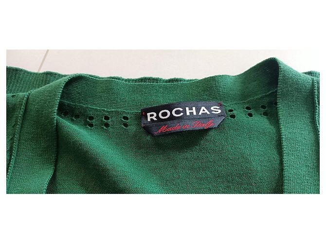 Dunkelgrüner Rochas-Weste in einwandfreiem Zustand - Ansicht 3