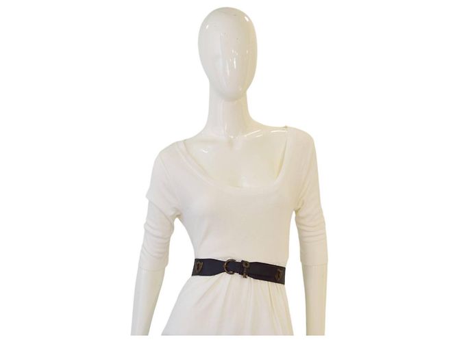Blumarine Gürtel aus schwarzem Leder mit Schlüssel - Ansicht 2
