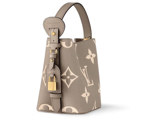 Louis Vuitton Borsa in pelle BB All In LV Grigio - vista 2