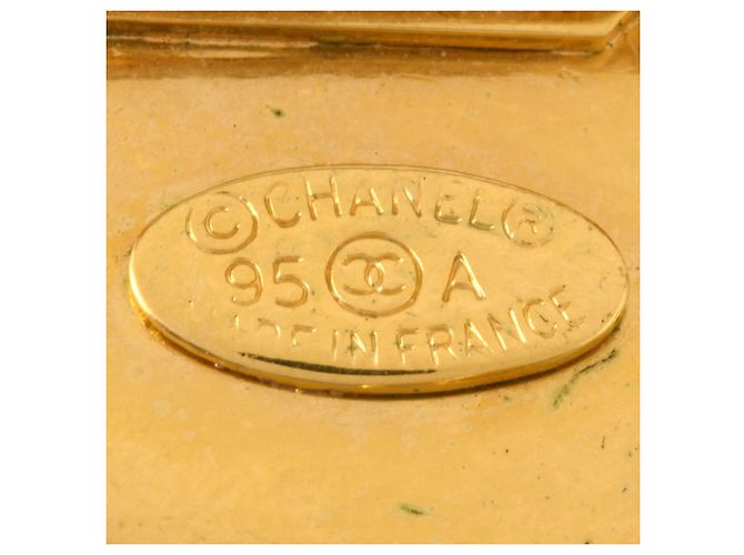 Spilla Chanel Coco Mark Matelassé Cambon D'oro - vista 4