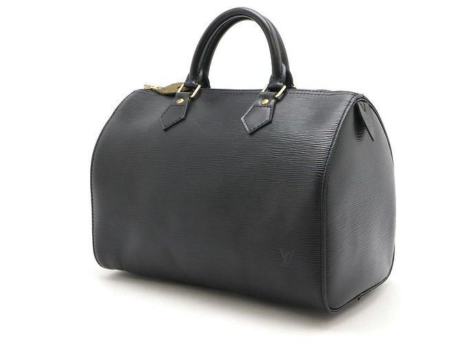 Sac à main Louis Vuitton Epi Speedy 30 M59022 Noir - vue 2
