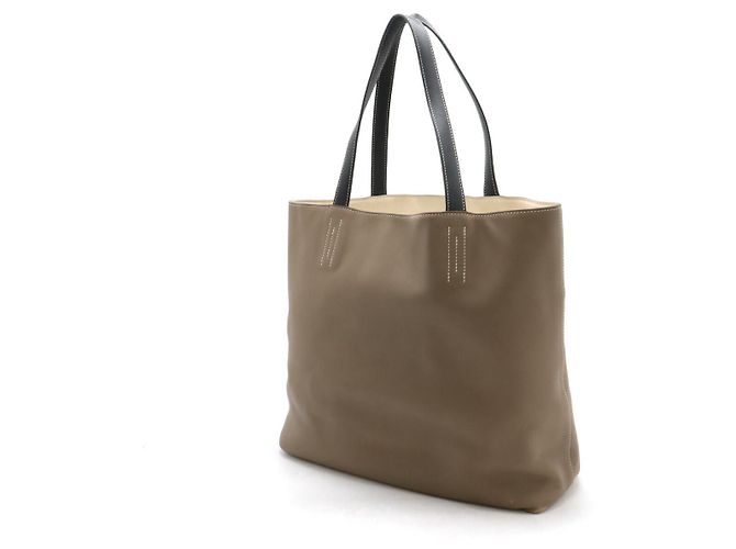 Hermès Double Sens Swift 2-Wege Tasche Schwarz - Ansicht 2