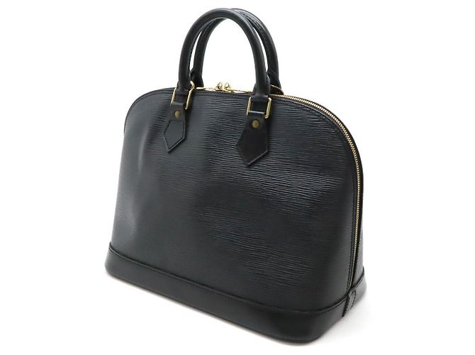 Sac à main en cuir Epi Alma M52142 de Louis Vuitton Noir - vue 2