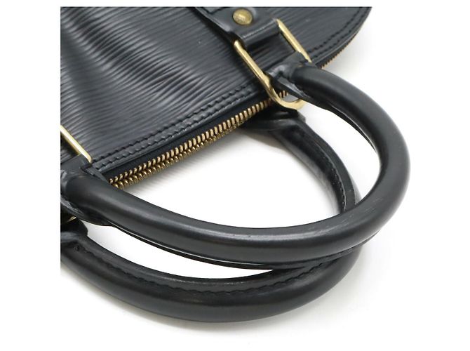 Sac à main en cuir Epi Alma M52142 de Louis Vuitton Noir - vue 4