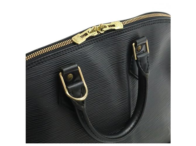Sac à main en cuir Epi Alma M52142 de Louis Vuitton Noir - vue 7