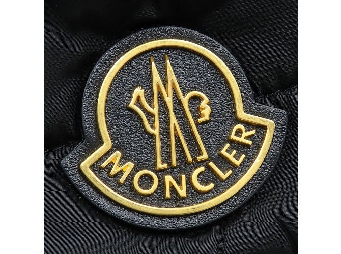 Mochila de nylon y cuero negro Moncler para mujeres - vista 4