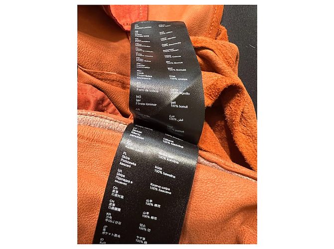 Maje Wildleder Shorts Orange Koralle - Ansicht 3