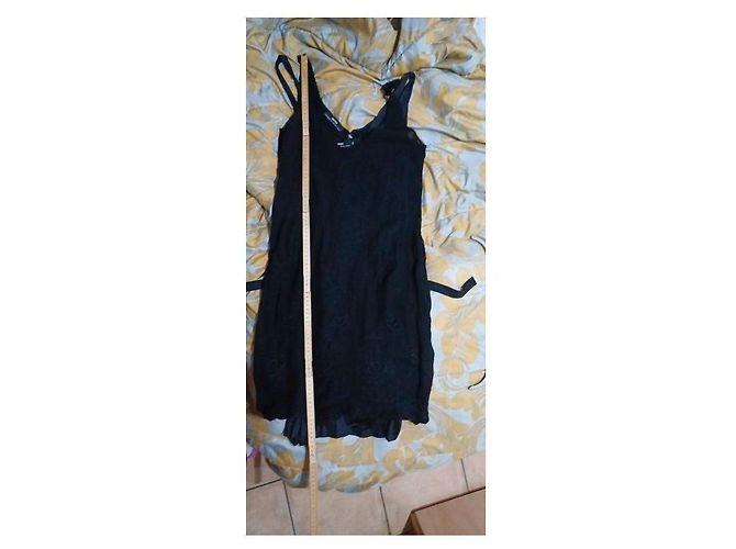 Exclusive elegant dress Aspesi by Lawrence Steele in wool size 42 it Black - view 10