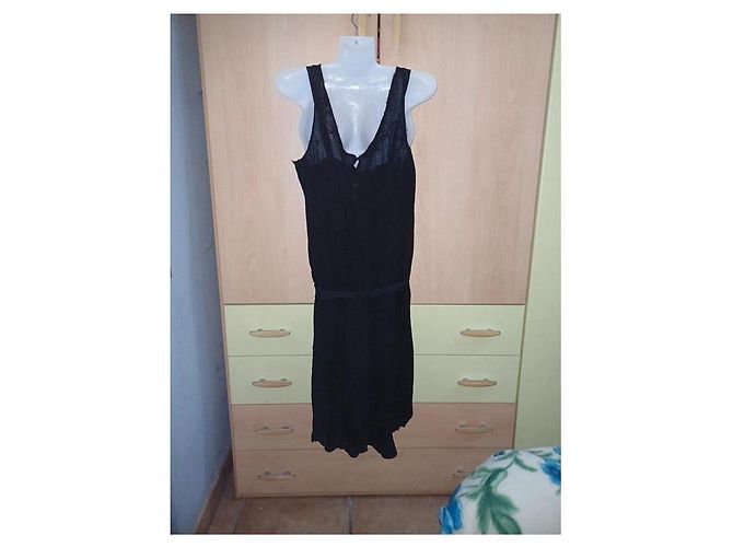 Exclusive elegant dress Aspesi by Lawrence Steele in wool size 42 it Black - view 3