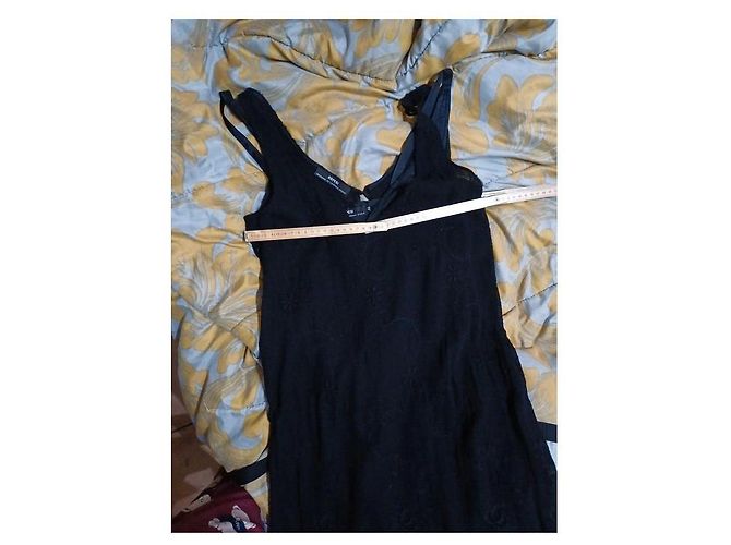 Exclusive elegant dress Aspesi by Lawrence Steele in wool size 42 it Black - view 8
