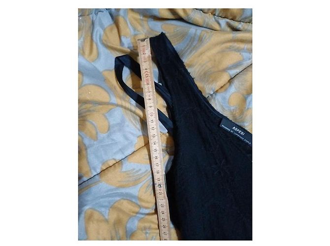 Exclusive elegant dress Aspesi by Lawrence Steele in wool size 42 it Black - view 9