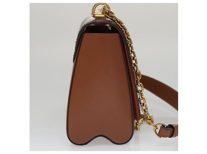 LOUIS VUITTON Catgram Sack Twist MM Borsa a spalla Marrone M44408 LV Auth 104424SA - vista 5