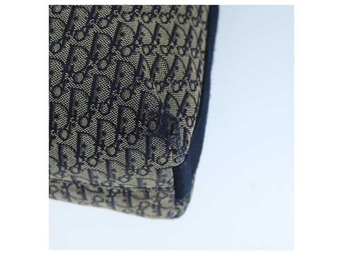 Borsa a spalla in tela Trotter Christian Dior blu Auth mr790 Blu navy - Ansicht 11