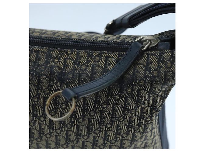 Borsa a spalla in tela Trotter Christian Dior blu Auth mr790 Blu navy - Ansicht 15