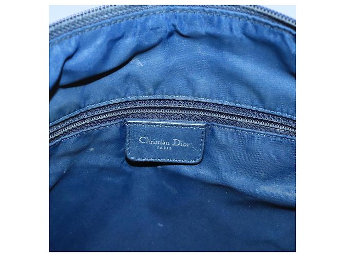 Borsa a spalla in tela Trotter Christian Dior blu Auth mr790 Blu navy - Ansicht 16