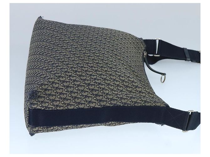 Borsa a spalla in tela Trotter Christian Dior blu Auth mr790 Blu navy - Ansicht 4