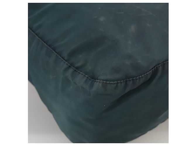 Bolsa de Ombro PRADA em Nylon Azul Marinho Auth ac3437 - vista 11
