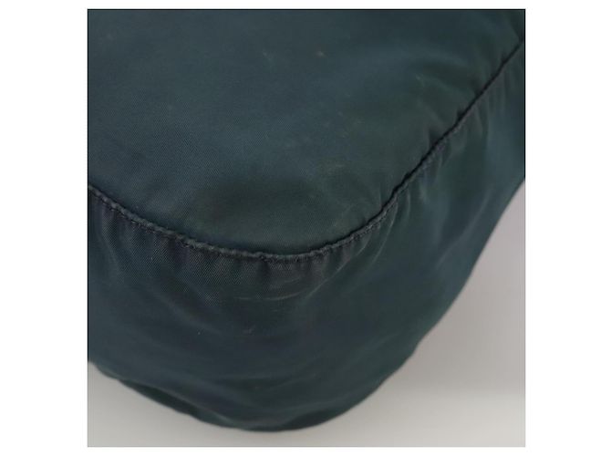 Bolsa de Ombro PRADA em Nylon Azul Marinho Auth ac3437 - vista 12