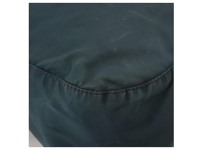 Bolsa de Ombro PRADA em Nylon Azul Marinho Auth ac3437 - vista 13