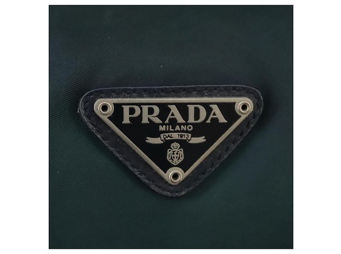 Bolsa de Ombro PRADA em Nylon Azul Marinho Auth ac3437 - vista 15