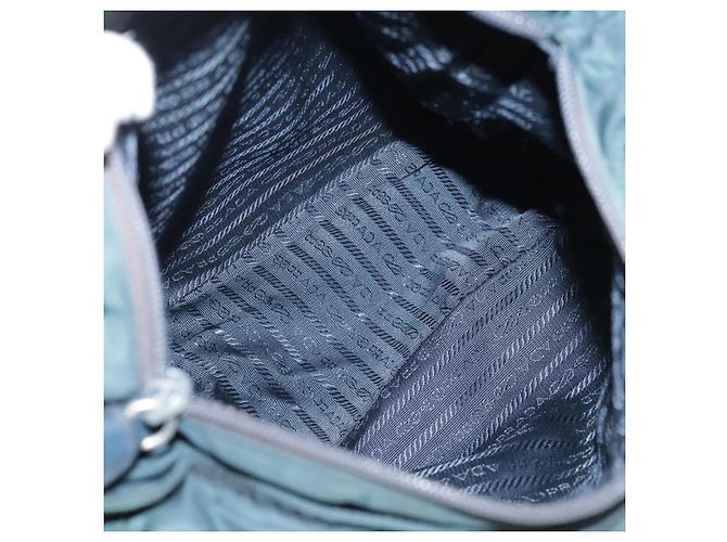 Bolsa de Ombro PRADA em Nylon Azul Marinho Auth ac3437 - vista 18