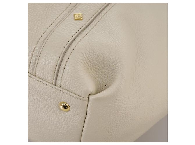 Borsa Tote MCM in pelle bianca Auth 104772 Bianco - vista 11