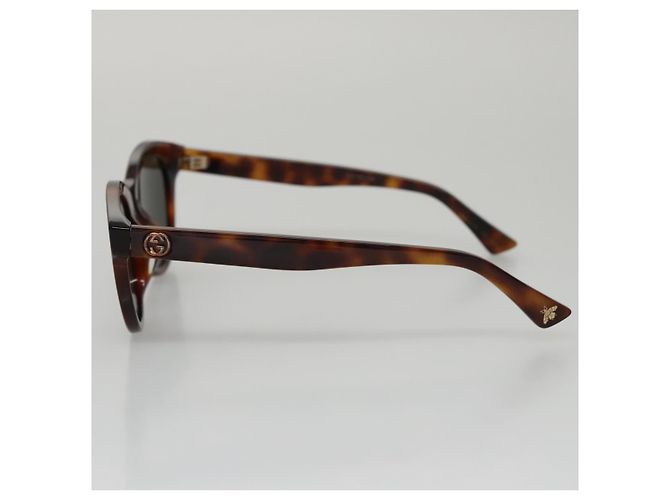 Gafas de sol GUCCI de plástico marrón Auth am7450 Castaño - vista 4