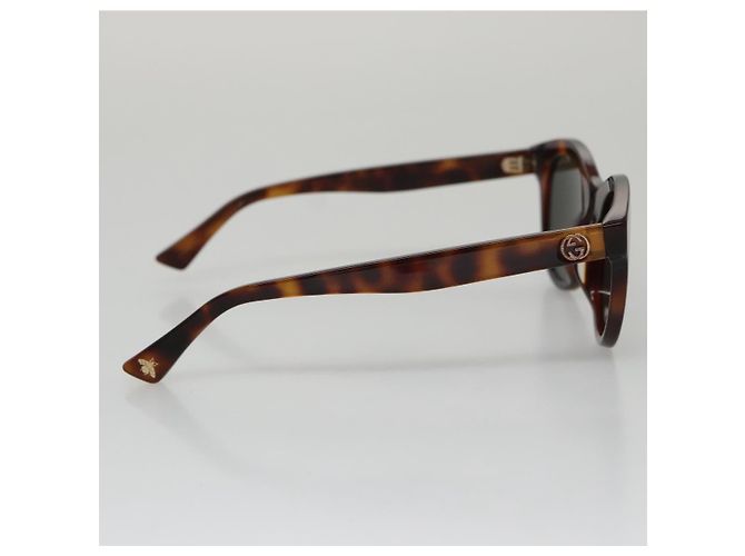 Gafas de sol GUCCI de plástico marrón Auth am7450 Castaño - vista 5