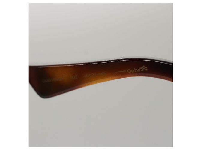 Gafas de sol GUCCI de plástico marrón Auth am7450 Castaño - vista 9