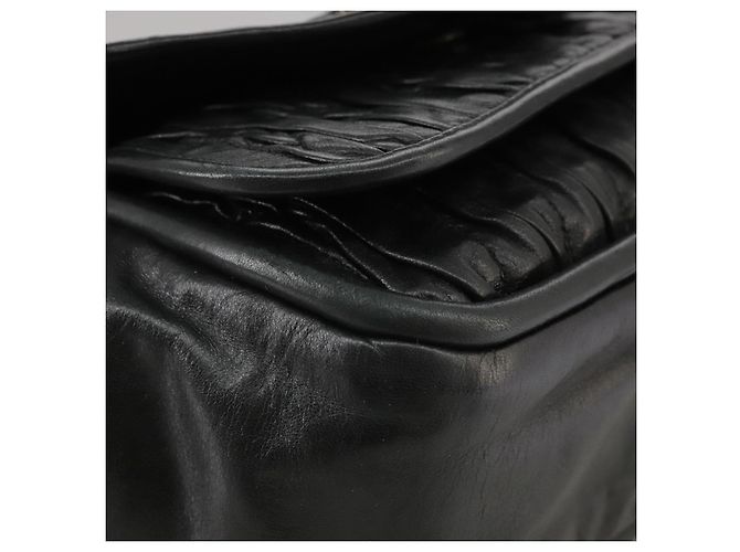 BALLY Borsa a Spalla in Pelle Nera Auth ti2506 Nero - vista 10